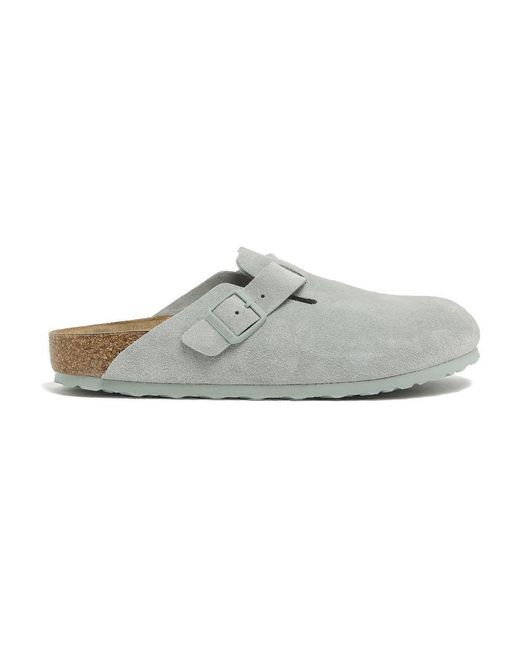 Birkenstock Gray Boston Leve Mules for men