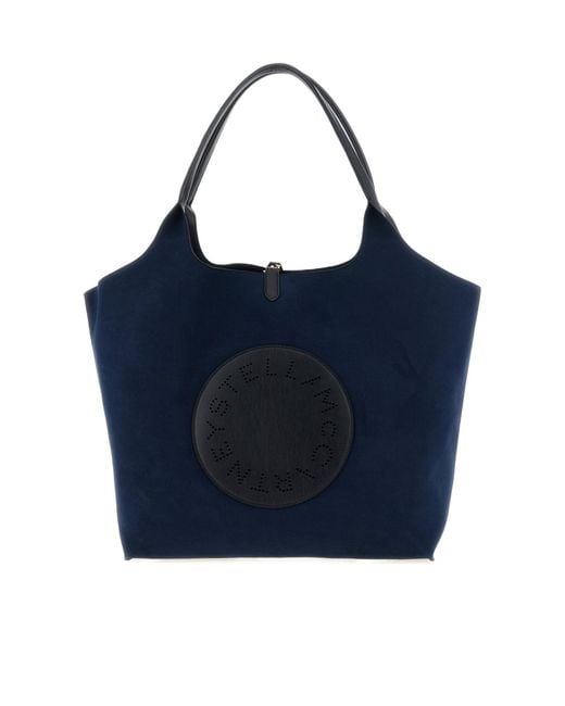 Stella McCartney Blue Zippered Handbag