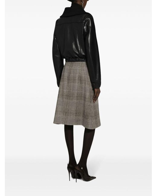 Dolce & Gabbana Gray Dolce &Amp Gabbana Longuette Skirt
