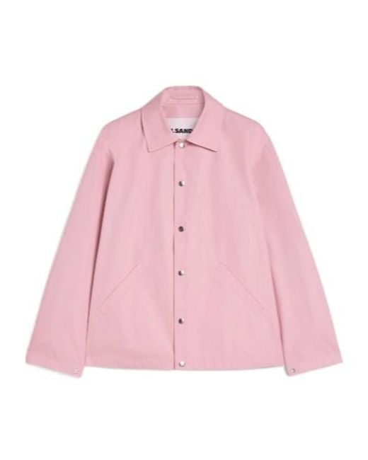 Jil Sander Pink Button-Up Jacket