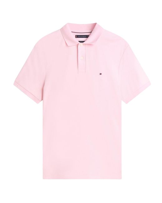 Tommy Hilfiger Pink Short-Sleeved Polo Shirt for men