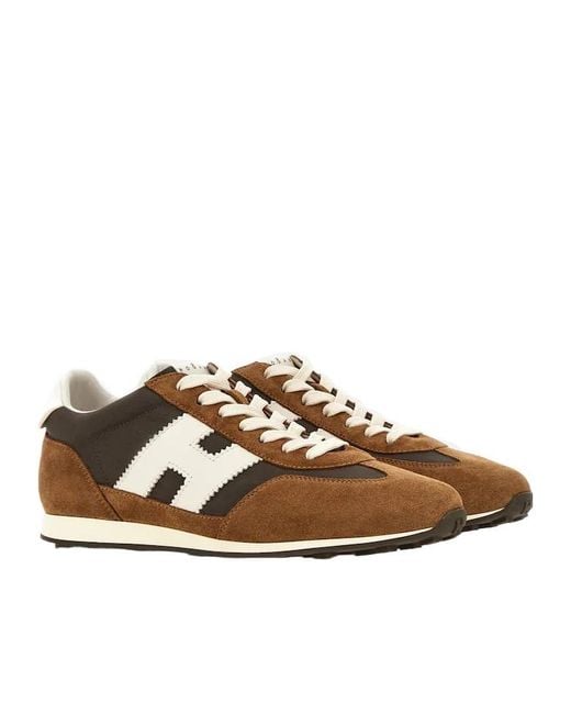 Hogan Brown Sneakers Athletic for men