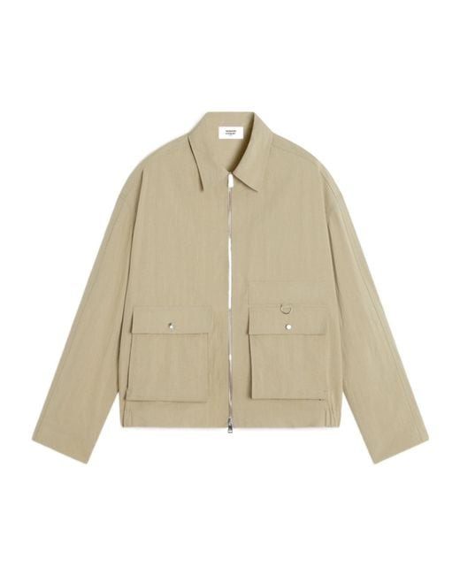 Maison Kitsuné Natural Maison Kitsuné Zipped Jacket for men