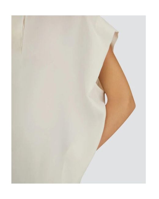 Herno White Flap-Sleeve Shirt