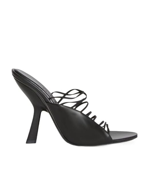 Ferragamo White Hollow-Out High-Heeled Sandals