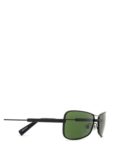 Jacquemus Green Rectangle Frame Sunglasses for men