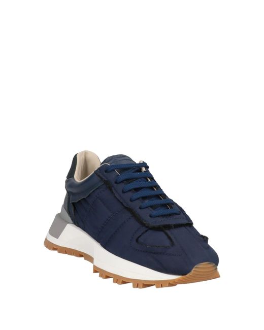 Maison Margiela Blue Solid Color Sneakers