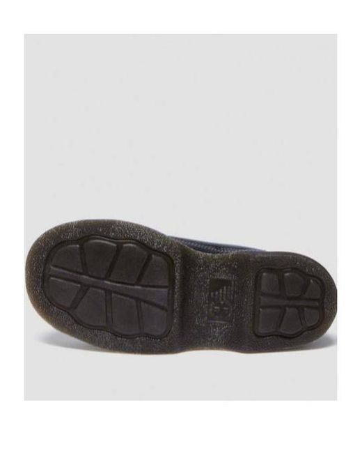 Dr. Martens Black Buzz 5-Eye Milled Nappa Leather Shoes