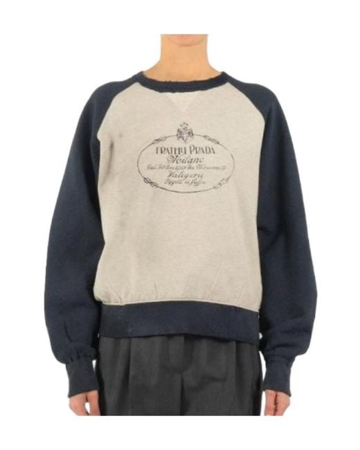 Prada Multicolor Long-Sleeved Sweatshirt