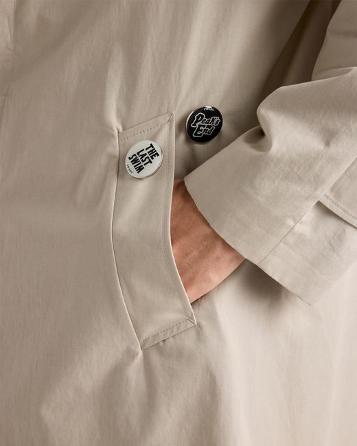 Prada White Metal Pins for men