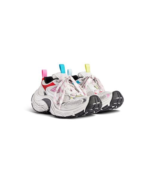 Balenciaga White 6Xl Lace-Up Sneakers