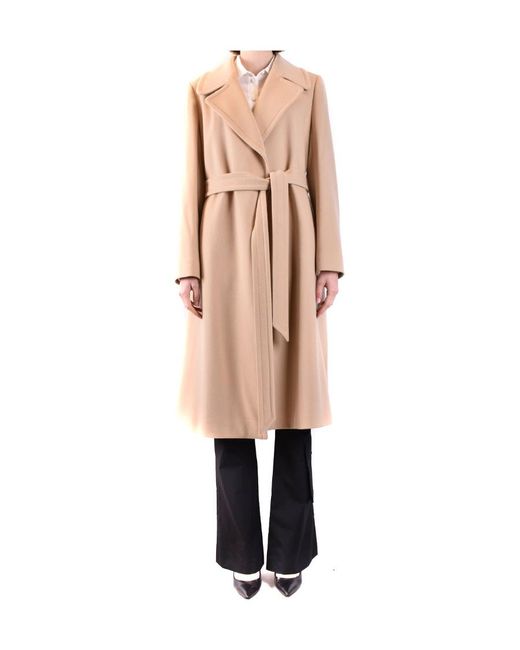 Tagliatore Natural Girdle Lapel Coat