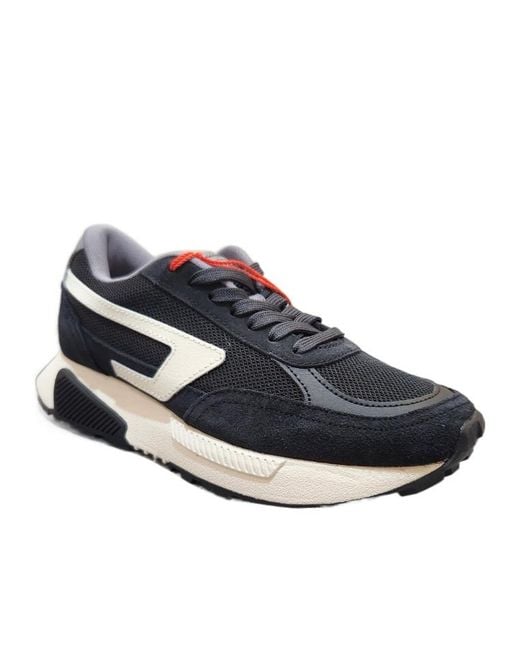 DIESEL Blue Laced Sneakers