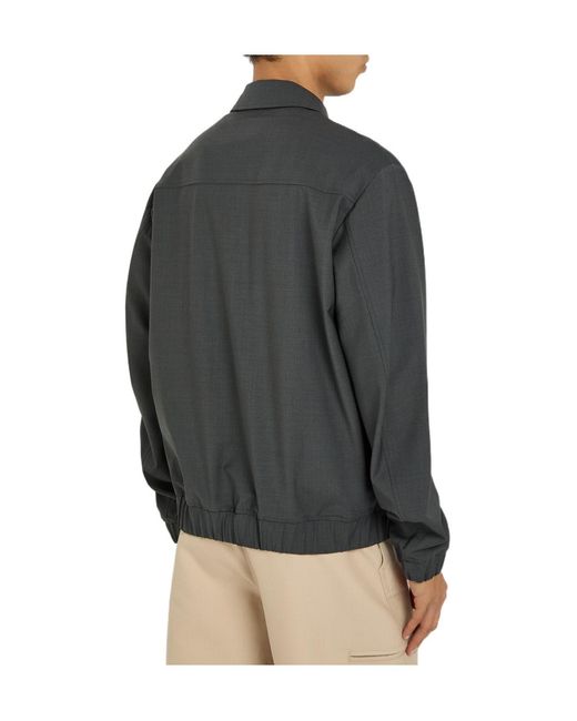 Dolce & Gabbana Gray Woolblend Jacket for men