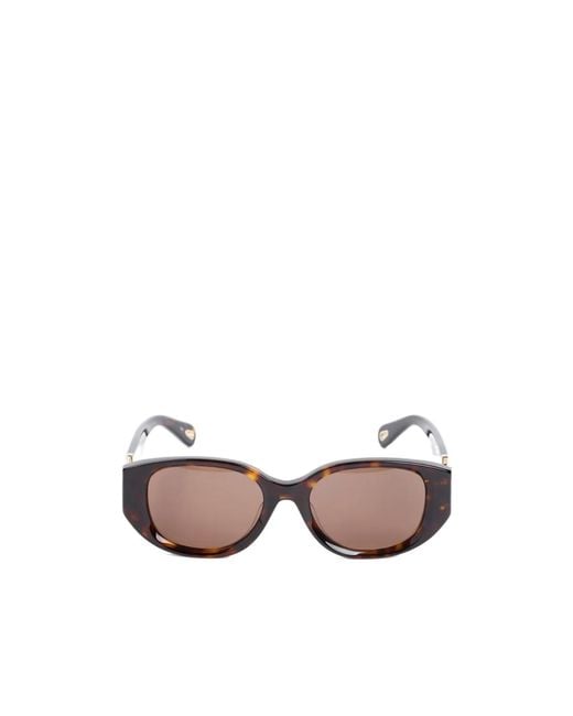 Chloé Multicolor Chloé Eyewear Oval-Frame Sunglasses