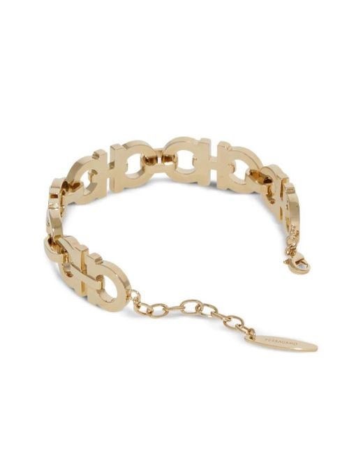 Ferragamo Metallic Embellished Bracelet