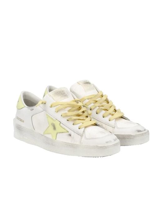 Golden Goose Deluxe Brand White Superstar Low-Top Sneakers for men