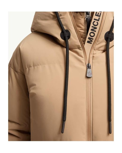 Moncler Natural Grenoble Allesaz Hooded Down Ski Jacket