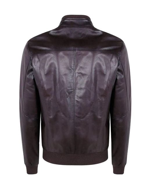 Barba Napoli Gray 'Fox Reversible' Jacket for men