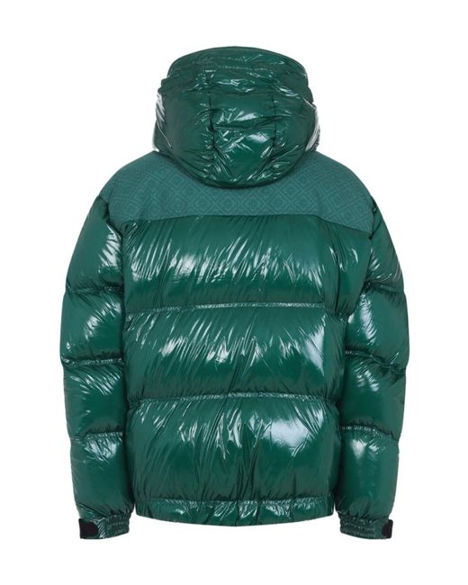 Casablanca Green Logo Hood Down Jacket for men