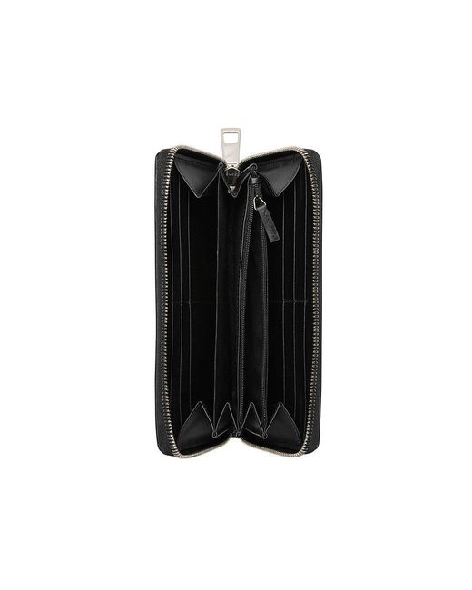 Gucci Black Signature Zip Around Wallet for men