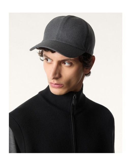 Loro Piana Gray Ivy Hat for men