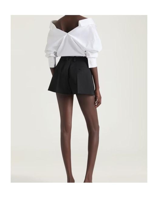 Givenchy White Slashed Poplin Shirt