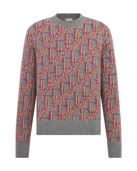Dior Red Oblique Sweater for men