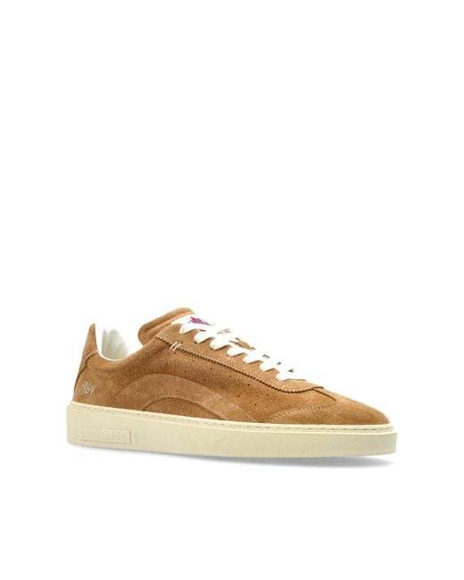 DSquared² Brown Rider Lace-Up Sports Shoes for men