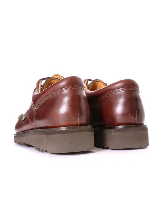 Paraboot Brown Logo Details Casual Shoes for men