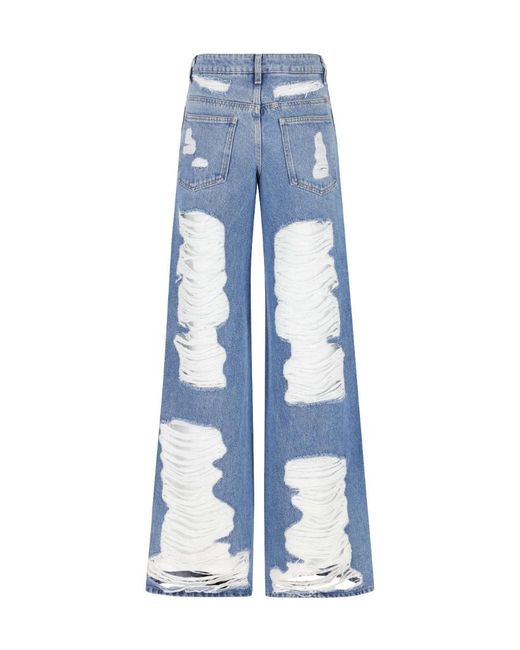 Givenchy Blue Oversized Jeans