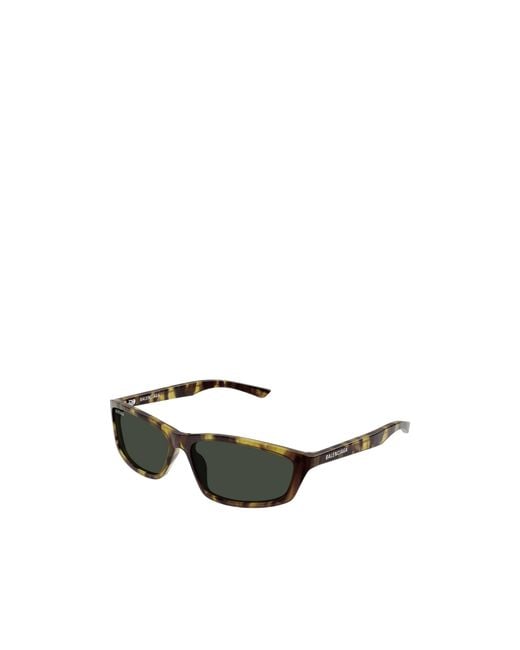 Balenciaga Black Eyewear Rectangle-Frame Sunglasses for men