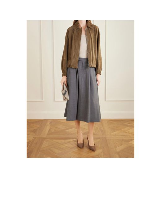 Brunello Cucinelli Brown Open-Toe High-Heeled Sandals