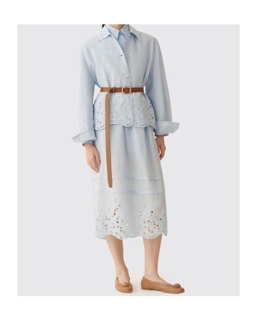 Fabiana Filippi Blue Long Sleeve Jacket