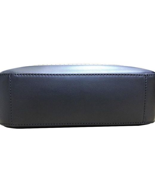 Versace Blue Logo Printed Shoulder Bag for men