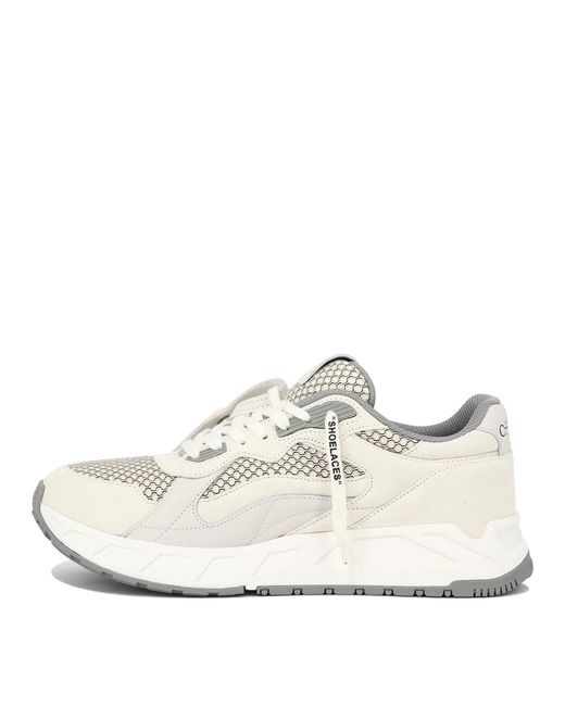 Off-White c/o Virgil Abloh White Kick Off Lace-Up Sneakers for men