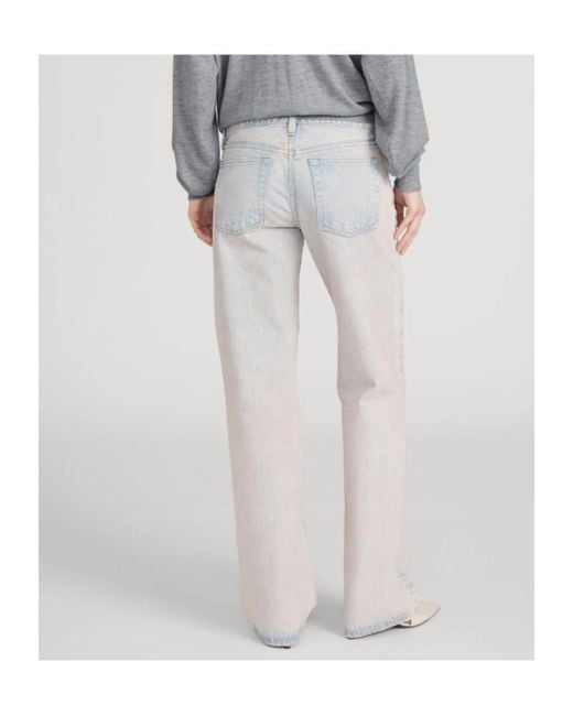 FRAME Gray Belt Loop Jeans