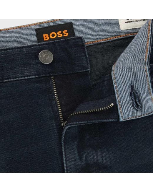 Boss Blue Jeans With Belt Loops for men