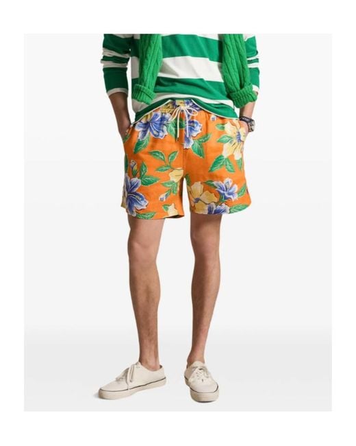 Polo Ralph Lauren Blue Traveller Swim Shorts for men