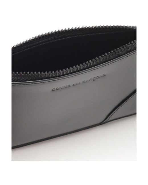 Comme des Garçons Black Zipper Wallet for men