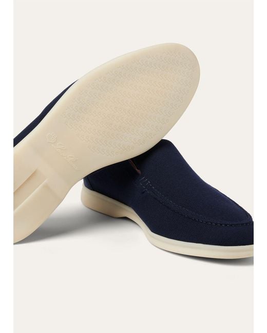 Loro Piana Blue Summer Walk The Gift Of Kings Loafer for men