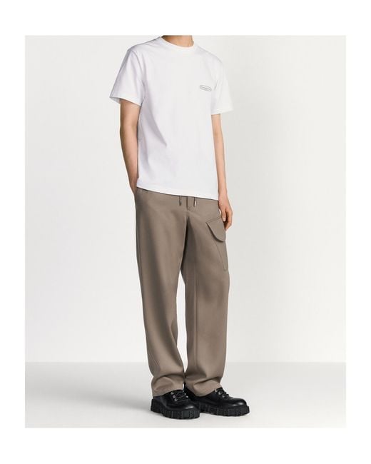 Dior White Cd Box T-Shirt, Relaxed Fit for men