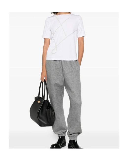 Herno White Crew-Neck T-Shirt