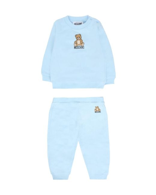 Moschino Blue Teddy Bear-Print Tracksuit