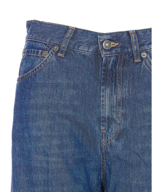 Dondup Blue Wide Leg Jeans