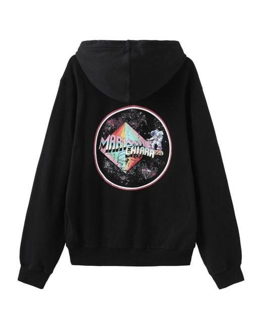 Marissa Chiara Black Long-Sleeved Sweatshirt