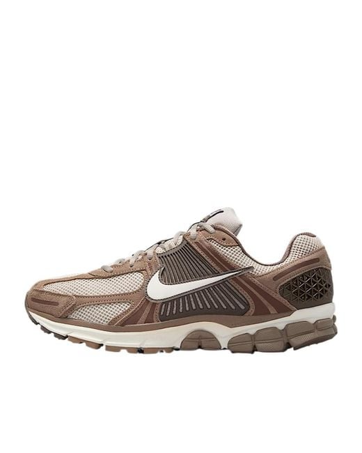 Nike Gray Zoom Vomero 5 Lace-Up Sneakers for men
