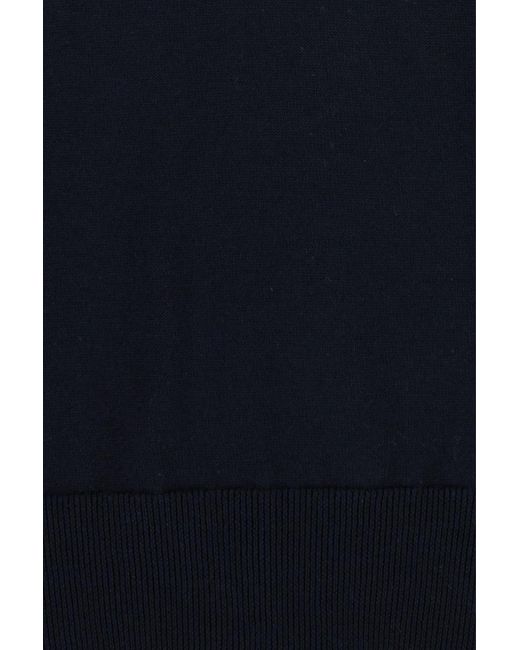 Jil Sander Blue Long Sleeve Crewneck Jumper for men
