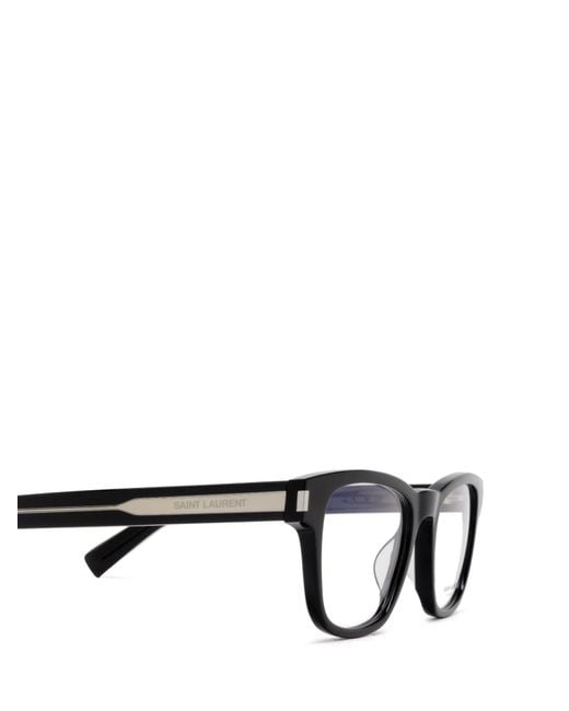 Saint Laurent White Eyewear Square Frame Glasses for men