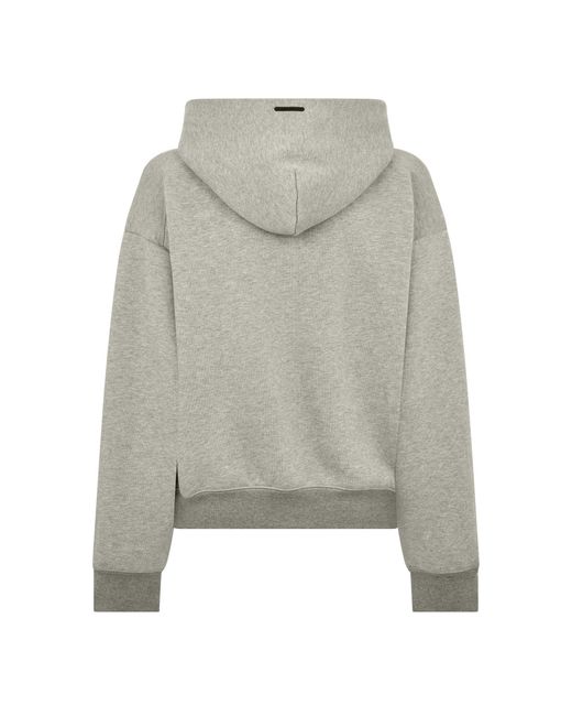 Fear Of God Gray Half-Zip Sweatshirt